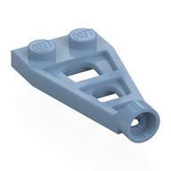 Деталь LEGO Plate Special 1 x 2 with Long Stud Receptacle (Space Wing), Песочно-синий