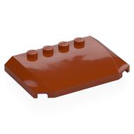 Деталь LEGO Клин тройной изогнутый 4 x 6 x 2/3, Темно-оранжевый