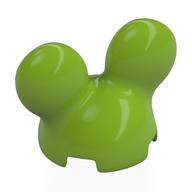 Деталь LEGO Brick Round, 2 x 2 x 2 with Mickey Mouse Ears, Лайм