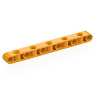 Деталь LEGO Technic Beam 1 x 11 Thick with Alternating Holes, Ярко-светло-оранжевый