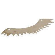Деталь LEGO Animal Body Part, Fur, Pointed Ends, 2 Holes, Темно-песочный