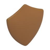 Деталь LEGO Shield Triangular with Spiked Top [PLAIN], Средне-темный телесный