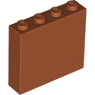 Деталь LEGO Кирпичик 1 x 4 x 3, Темно-оранжевый