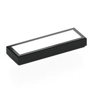 Деталь LEGO Tile 1 x 3 with White Surface print, Черный