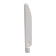 Деталь LEGO Weapon Sword Blade, Darksaber, Белый