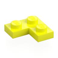 Деталь LEGO Пластина угловая 2 x 2, Насыщенный желтый