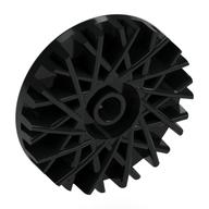 Деталь LEGO HUB CAP, DIA. 24, NO. 1, Черный