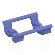 Деталь LEGO Vehicle Track, Roller Coaster Straight 4L, Сине-фиолетовый