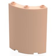 Деталь LEGO Panel 4 x 4 x 6 Quarter Cylinder, Светлый телесный