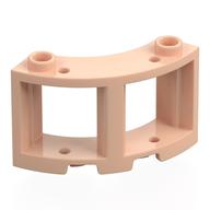 Деталь LEGO Окно круглое 3 x 3 x 2, Светлый телесный