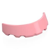Деталь LEGO Windscreen 3 x 6 x 1 Curved with Rectangular Stud Holder in Bottom, Теплый розовый