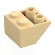 Деталь LEGO Скос перевёрнутый 45° 2 x 2, Песочный