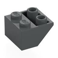 Деталь LEGO Скос перевёрнутый 45° 2 x 2, Темный сине-серый