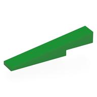 Деталь LEGO Brick Sloped 1 x 6 x 1 with 1 x 2 x 1 / 3 Cutout, Ярко-зеленый