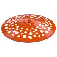 Деталь LEGO Dish 10 x 10 Inverted (Radar) with White Spots (Mushroom Head) print, Красно-оранжевый
