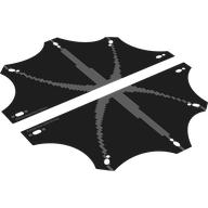 Деталь LEGO Foil Sheet for Set 21595, Black Wings, Цвет не указан/любой