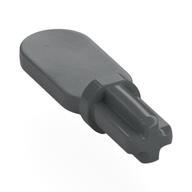 Деталь LEGO Technic Axle with Oval Panel, Темный сине-серый