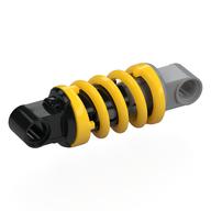 Деталь LEGO Technic Shock Absorber 6L with Yellow Spring, Черный