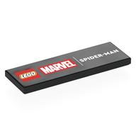 Tile 2 x 6 with 'LEGO MARVEL SPIDER-MAN' print
