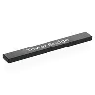 Деталь LEGO Tile 1 x 8 with 'Tower Bridge' Print, Черный