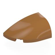 Деталь LEGO Slope Curved 3 x 2 Beveled with Stud Notch Left, Средне-темный телесный