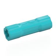 Деталь LEGO Technic Driving Ring Connector Smooth [2 rounded and 2 flat side walls], Средне-лазурный
