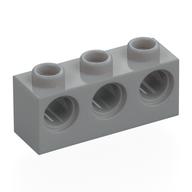 Деталь LEGO Кирпичик Technic 1 x 3, Светлый сине-серый