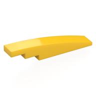 Деталь LEGO Скос изогнутый 1 x 6, Желтый