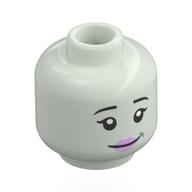 Minifig Head with print