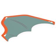 Wing, Left, with Dark Turquoise Inside Print