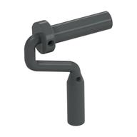 Деталь LEGO Equipment Paint Roller Brush Handle Smooth Handle, Темный сине-серый
