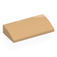 Деталь LEGO Скос изогнутый 2 x 4 x 2/3, Теплый песочный