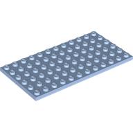 Деталь LEGO Пластина 6 x 12, Ярко-светло-голубой
