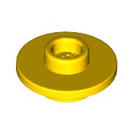 Деталь LEGO Equipment Cup / Teacup Saucer with Recessed Stud on Top [PLAIN], Желтый
