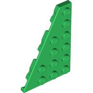 Деталь LEGO Пластина-клин левая 6 x 4, Зеленый