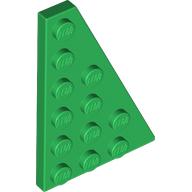 Деталь LEGO Пластина-клин правая 6 x 4, Зеленый