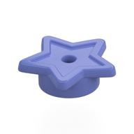 Деталь LEGO Friends Accessories Star with Stud Holder, Сине-фиолетовый