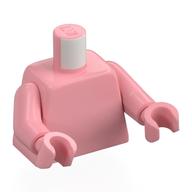 Деталь LEGO Torso, Warm Pink Arms and Hands [PLAIN], Теплый розовый
