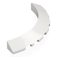 Деталь LEGO Brick Round, Sloped 6 x 6 x 2 / 3 Corner, Белый