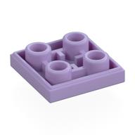 Деталь LEGO Плитка специальная перевёрнутая 2 x 2, Лавандовый