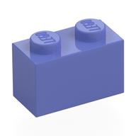 Деталь LEGO Кирпичик 1 x 2, Сине-фиолетовый