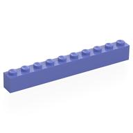 Деталь LEGO Кирпичик 1 x 10, Сине-фиолетовый
