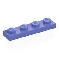 Деталь LEGO Пластина 1 x 4, Сине-фиолетовый