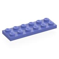 Деталь LEGO Пластина 2 x 6, Сине-фиолетовый