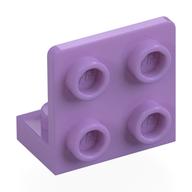 Деталь LEGO Кронштейн перевёрнутый 1 x 2 - 2 x 2, Средне-лавандовый
