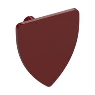 Деталь LEGO Minifig Shield - Triangular, Темно-красный