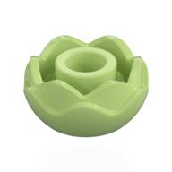 Деталь LEGO Plant, Flower, Peony Rose with 2 Layers, Желто-зеленый