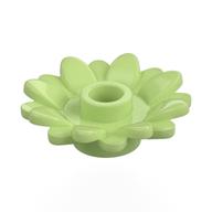 Деталь LEGO Plant, Sunflower 2 x 2 with 16 Petals, Желто-зеленый