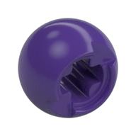 Деталь LEGO Technic Ball Joint with Through Axle Hole, Темно-фиолетовый