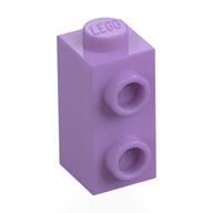 Деталь LEGO Кирпичик 1 x 1 x 1 2/3, с вертикальными выступами, Средне-лавандовый